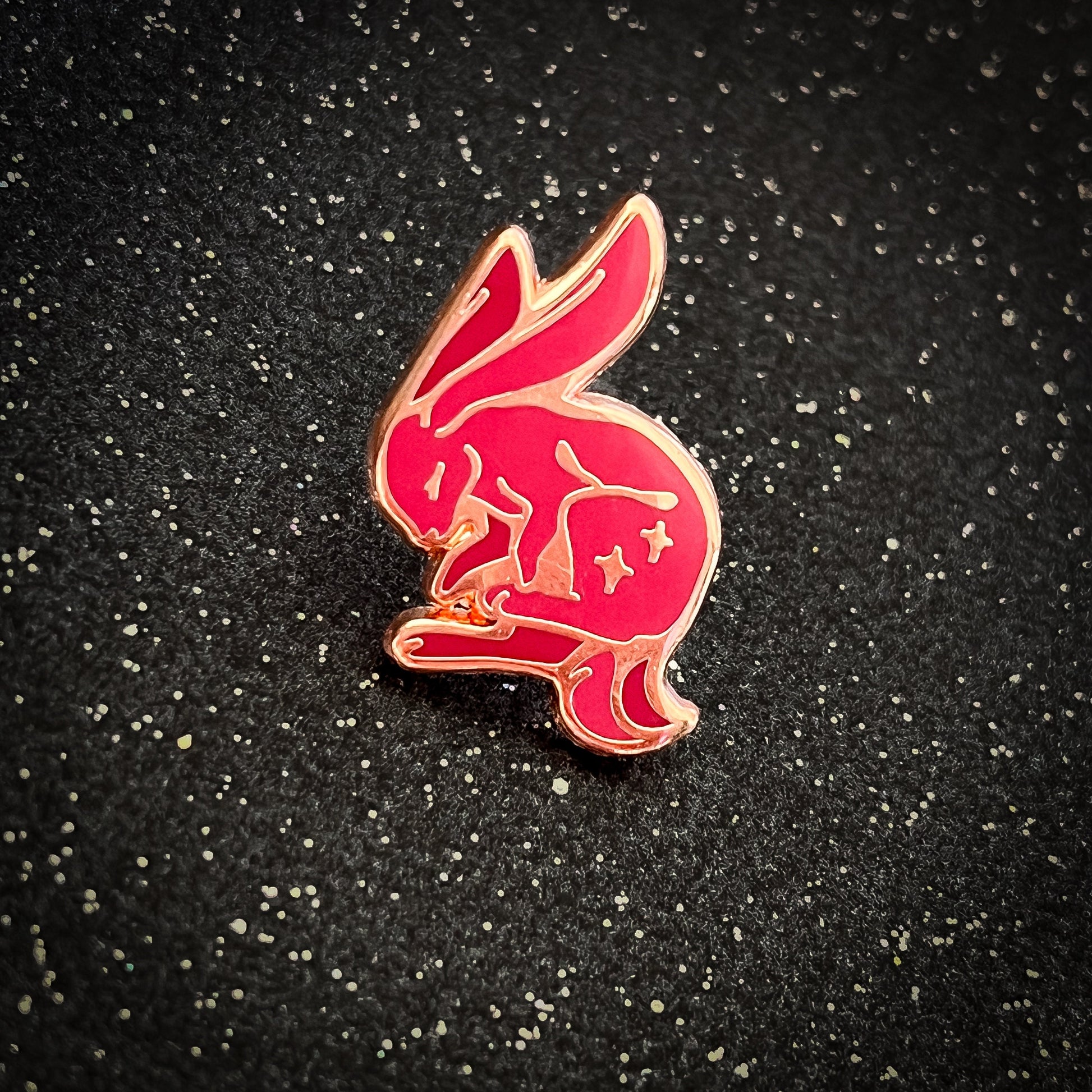 MilkyWay Rabbit Mini Pins  -  0.75" Mini Space pins
