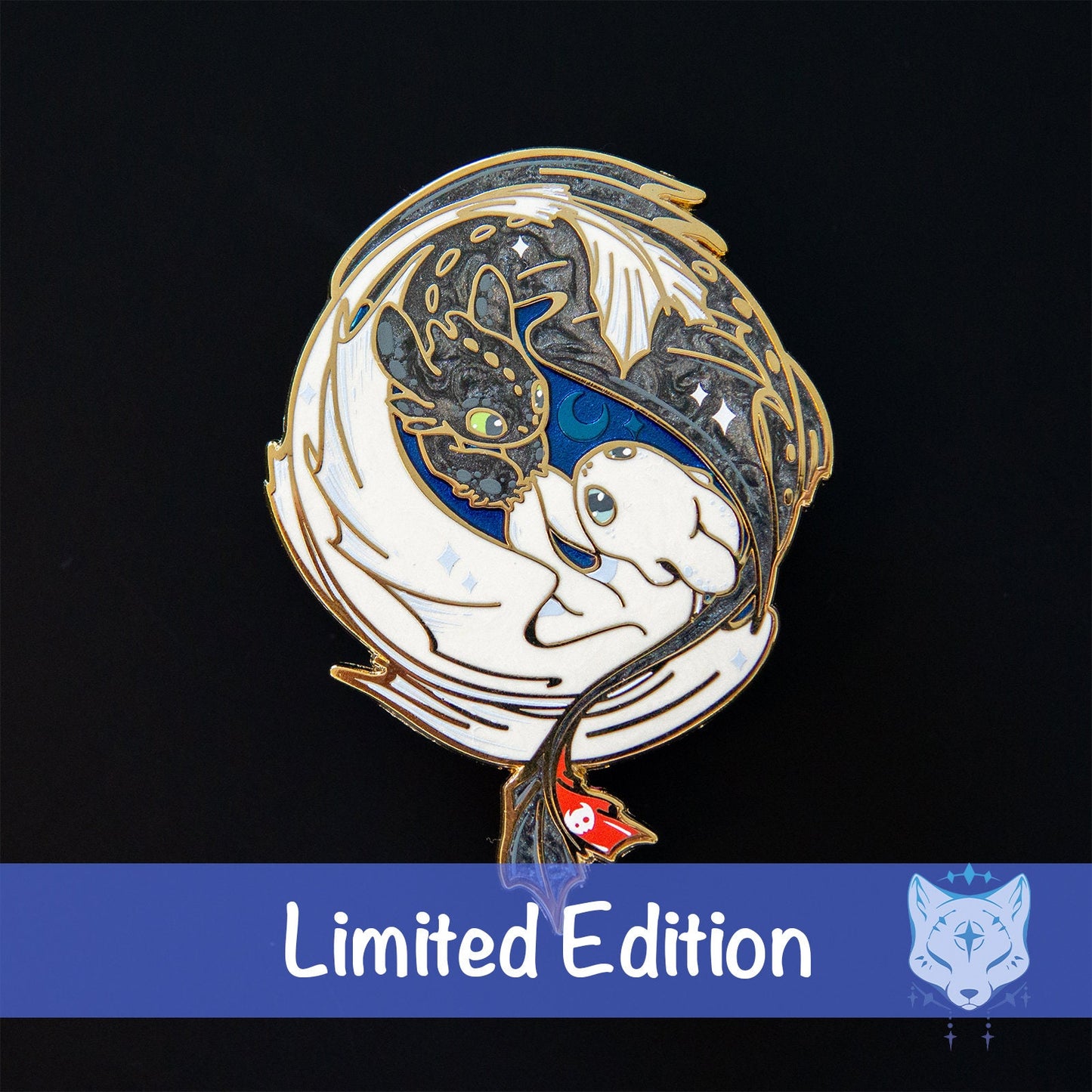 HTTYD "Flight of Dragons" - LE 100 Pearl Swirl 2.5" pin