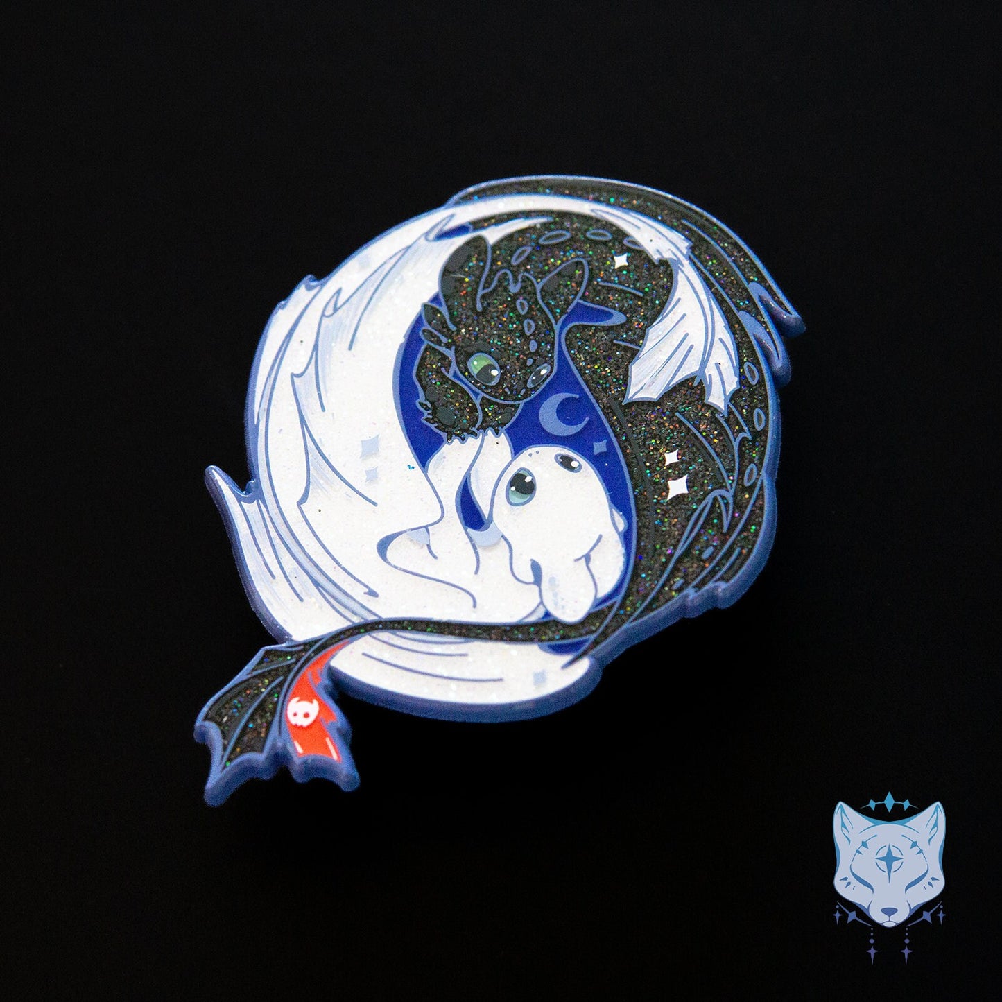 HTTYD "Flight of Dragons" - LE 110 Dyed Metal 2.5" pin